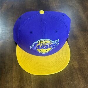NBA Purple and Yellow Cap